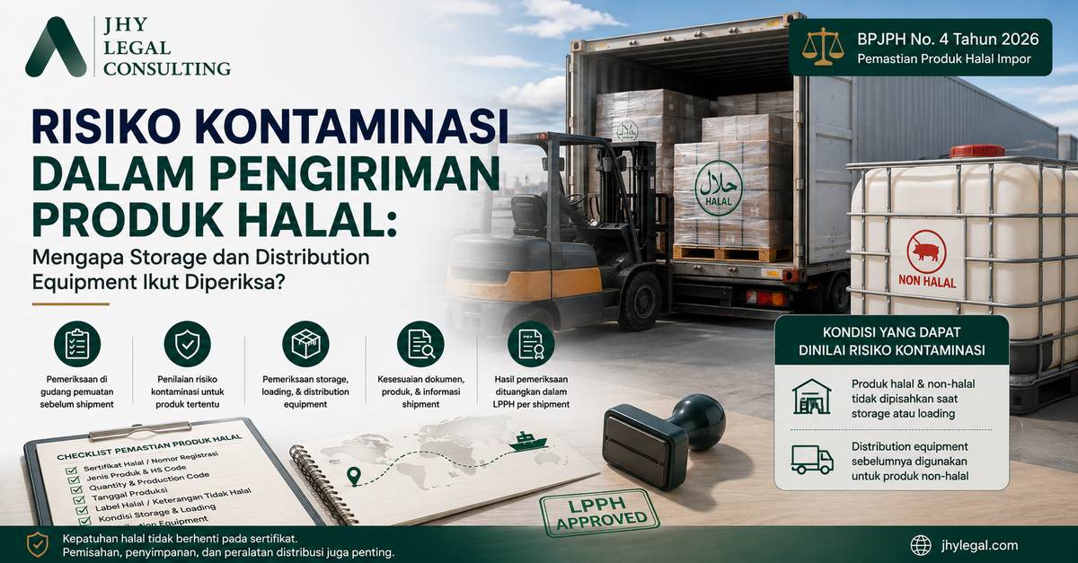 Risiko kontaminasi dalam pengiriman produk halal