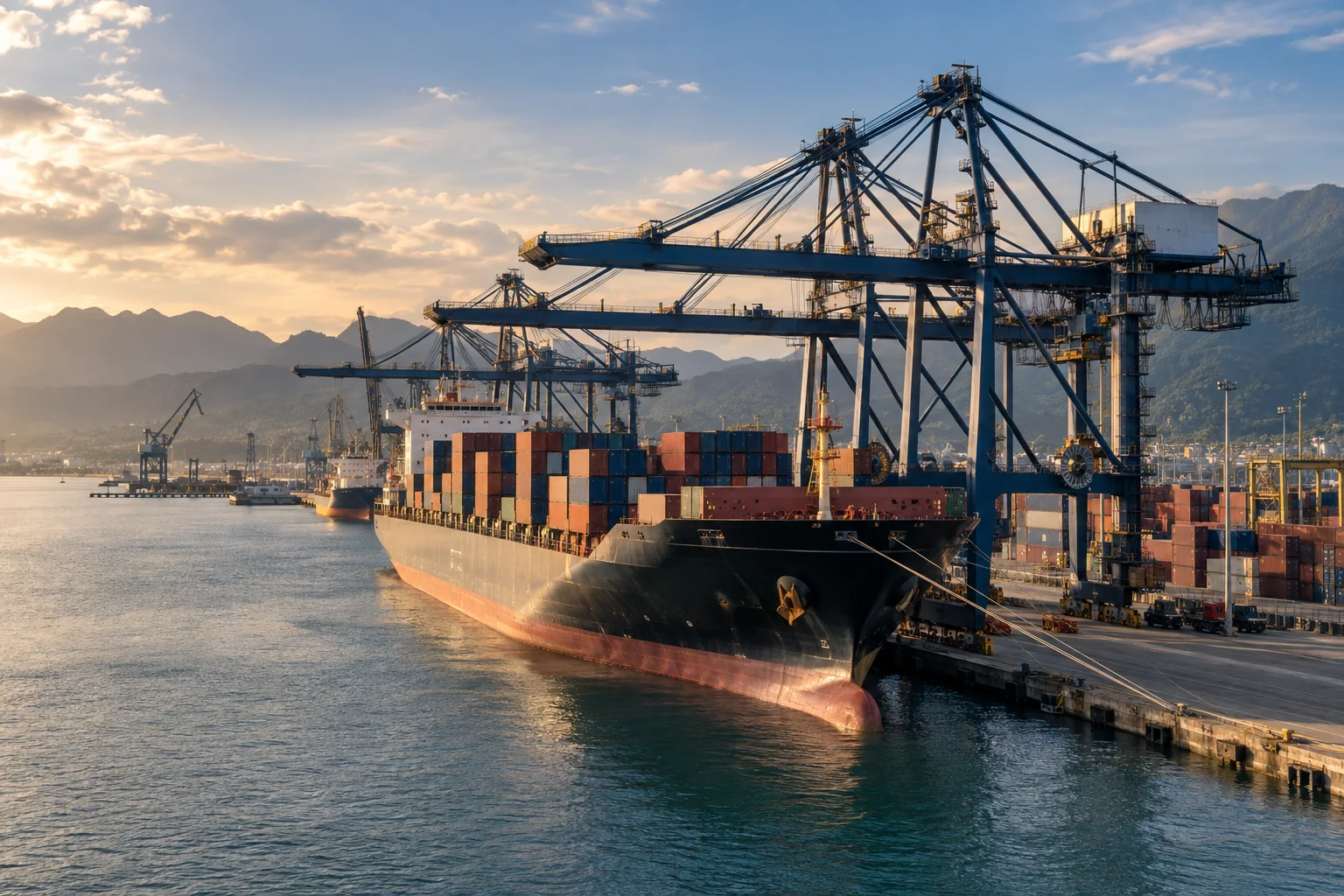 Editorial photograph for Shipping